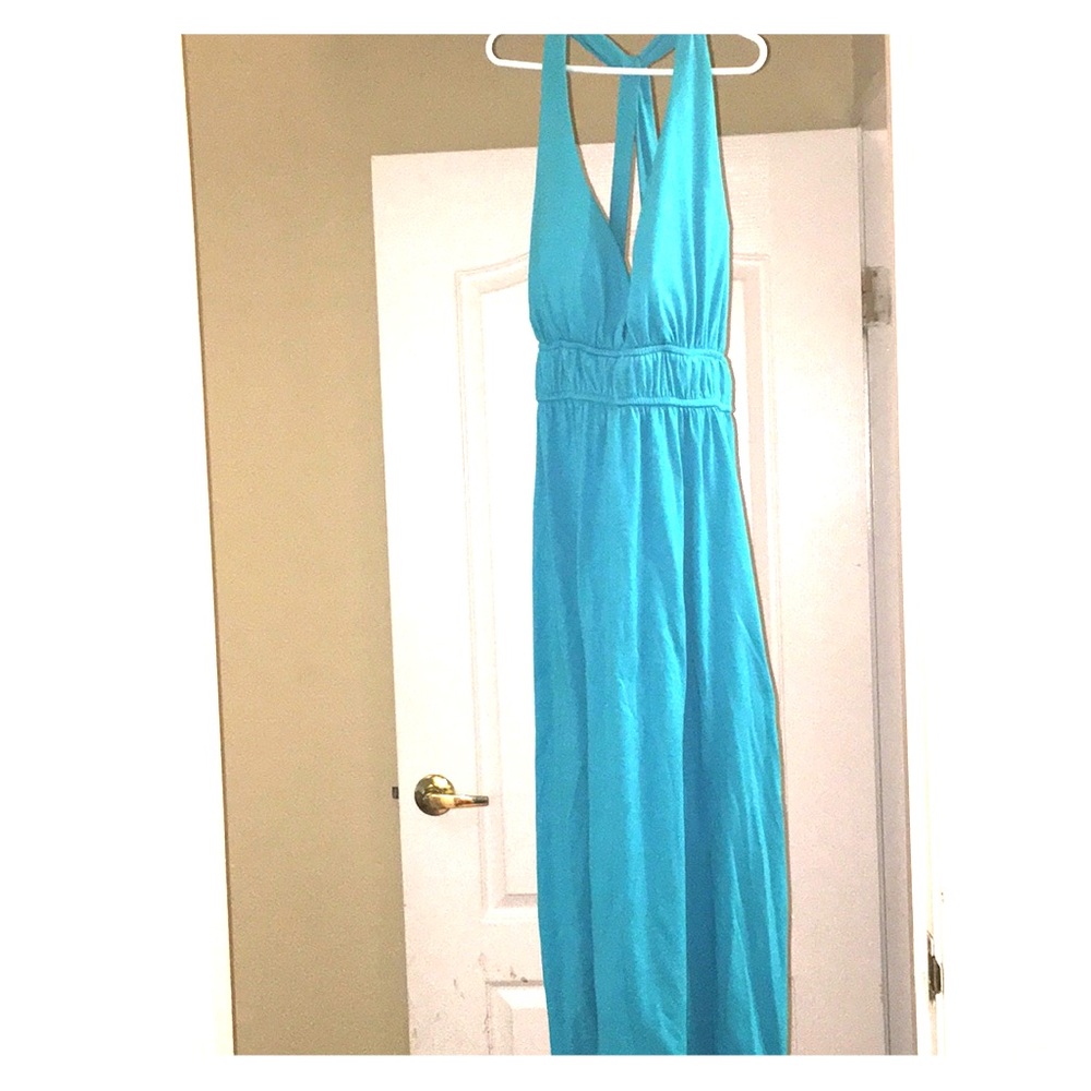 Racer back v-neck maxi